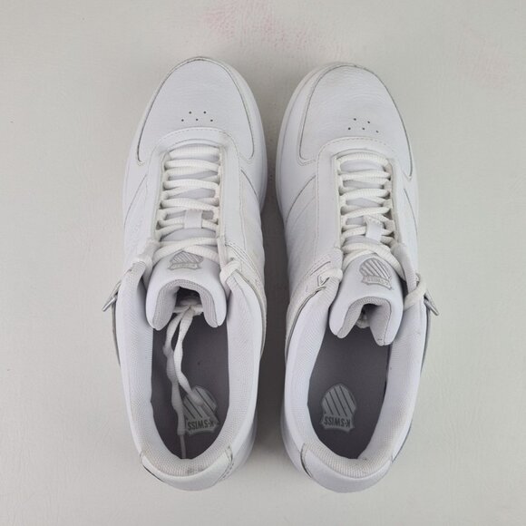K-Swiss Palisades Men Shoes Athletic Sneakers Leather White Size 12 - Picture 5 of 10